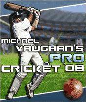 Download 'Michael Vaughans Cricket 2008 (128x160)' to your phone
